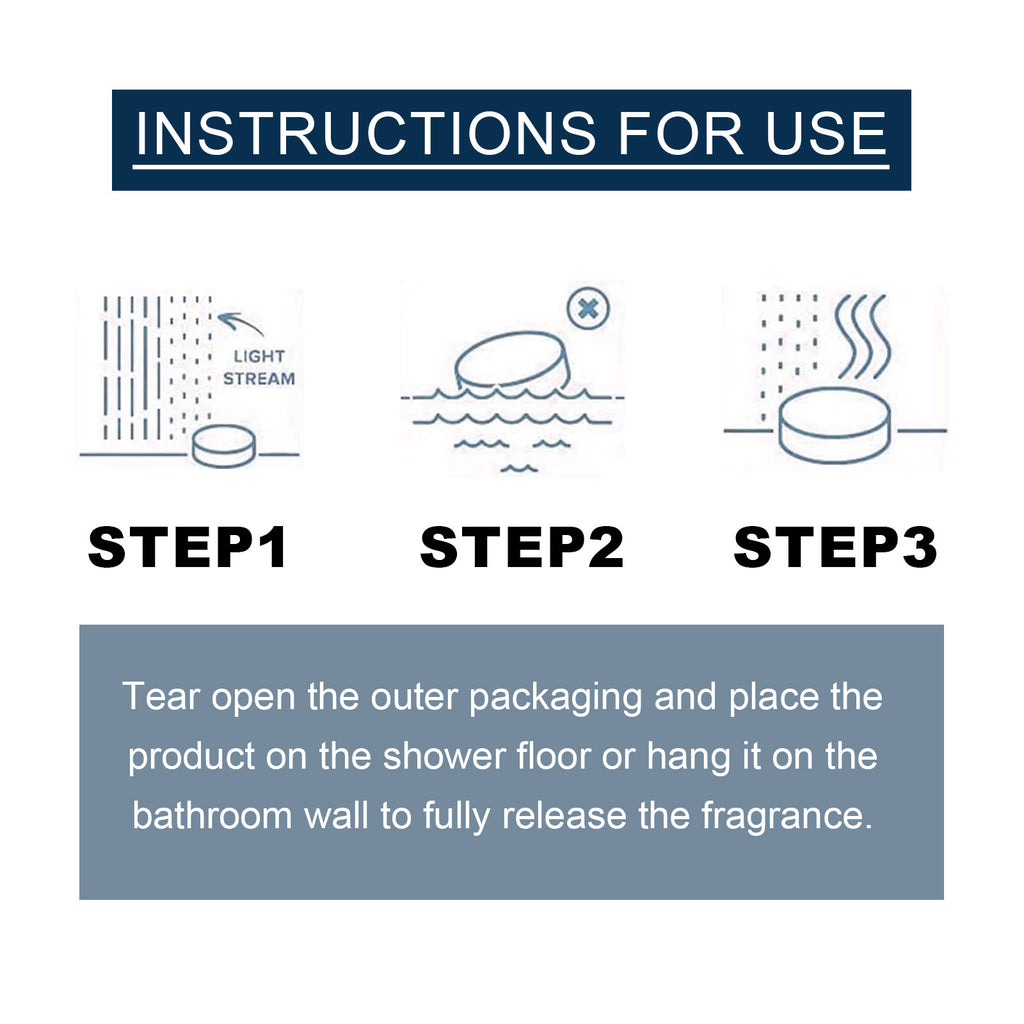 Portable Fragrance Aromatherapy Shower Piece Deep Cleaning Relaxation SPA