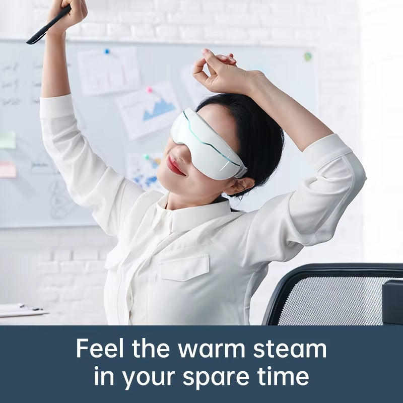 Smart Cooling & Steam Eye Massager – Warm Compression Eye Spa for Relaxation & Dry Eye Relief