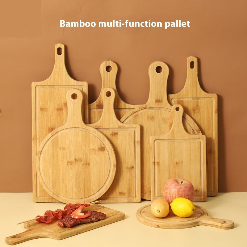 Bamboo Tray Dessert Bread Bamboo Wood Pizza Plate