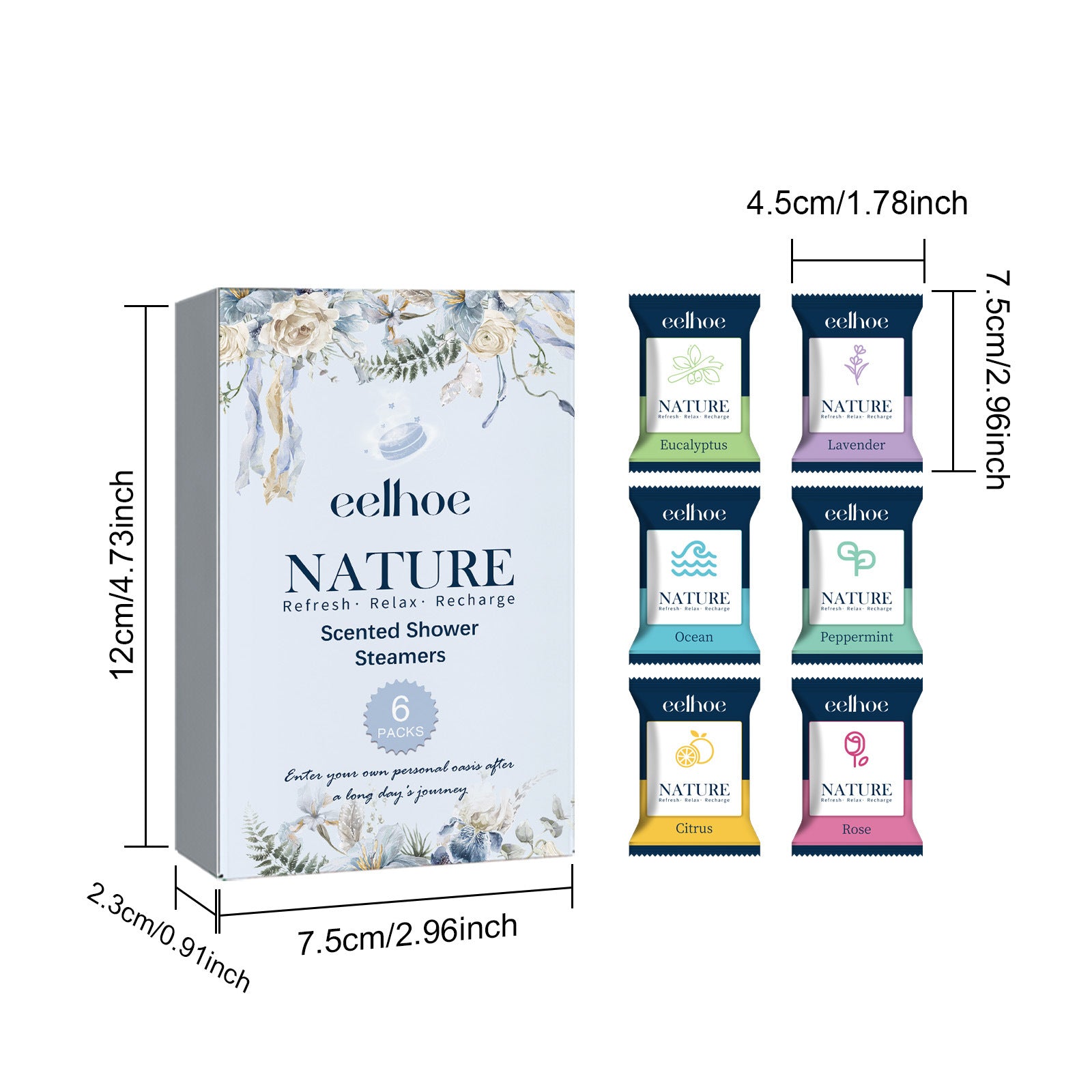 Portable Fragrance Aromatherapy Shower Piece Deep Cleaning Relaxation SPA