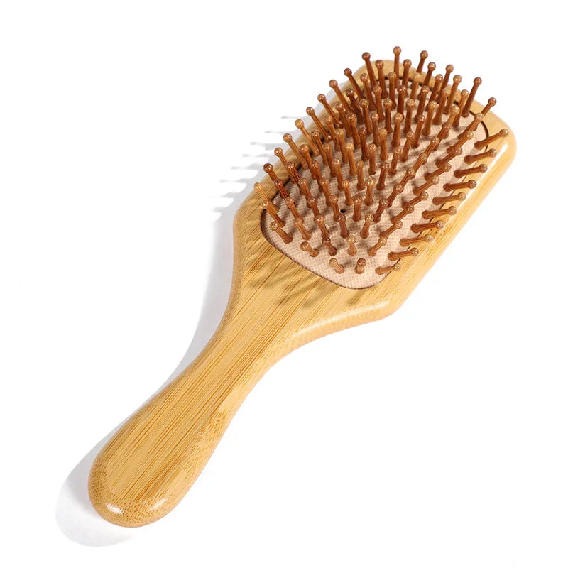 Hair Brush, Natural Bamboo Paddle Detangling Hairbrush, Massage Scalp Thick/Thin/Curly/Dry Hair for Women & Men