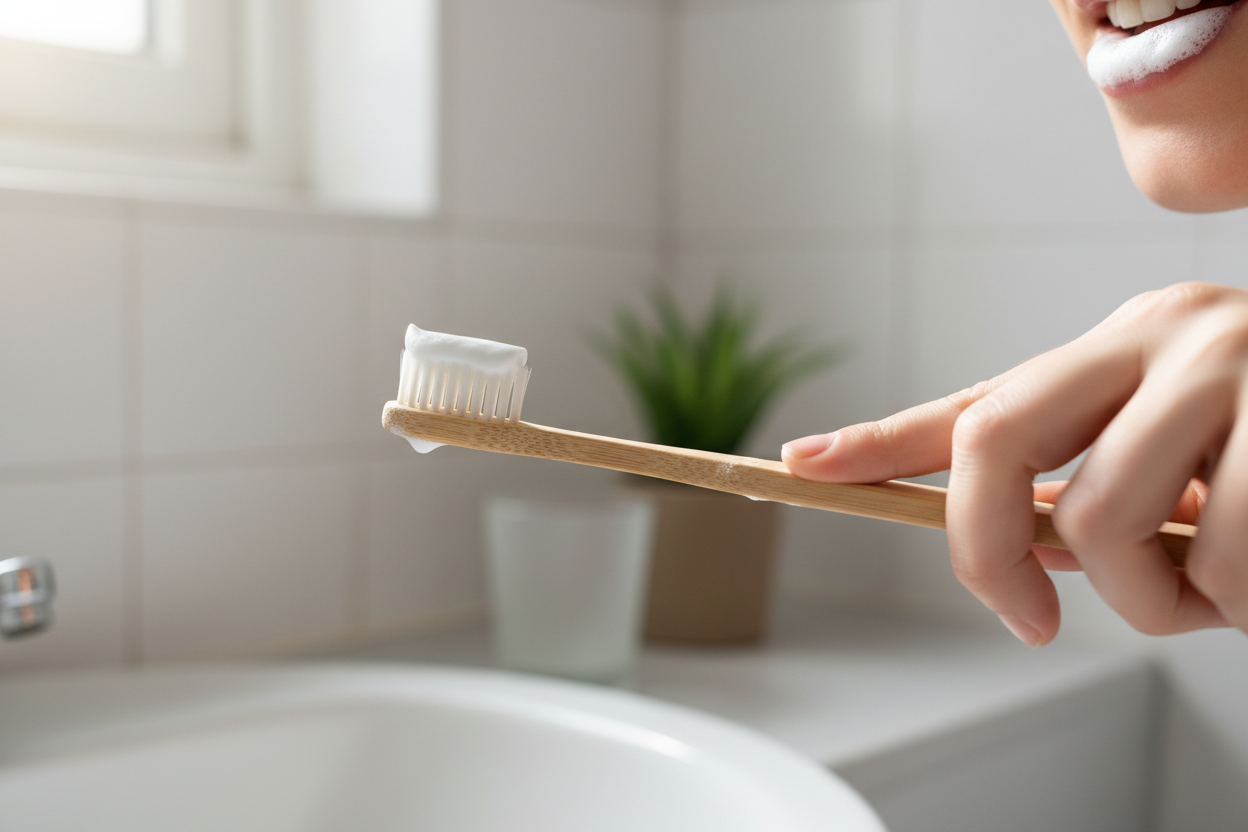 BAMBOO TOOTH BRSH BRUSHIING